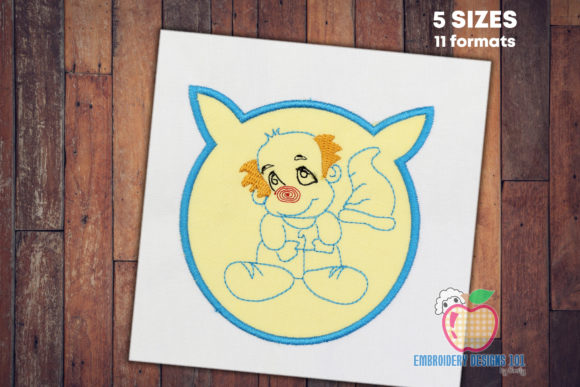 Baby and Small Clown Applique Pattern Review