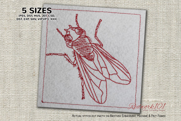 Black Fly Lineart Embroidery Review