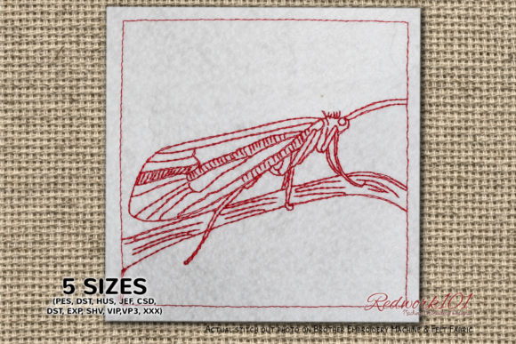 Caddisfly on Leaf Embroidery Design Review