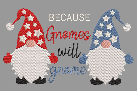 Christmas Gnomes and Funny Quote Embroidery Review