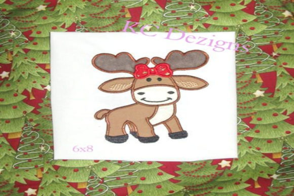 Christmas Moose 03 Embroidery Design Review