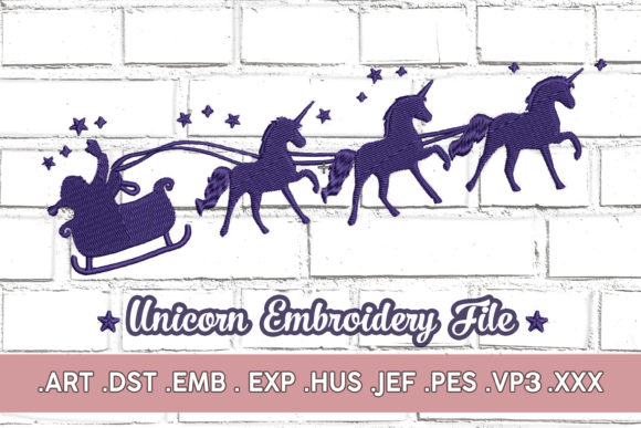 Christmas Unicorn Embroidery Review