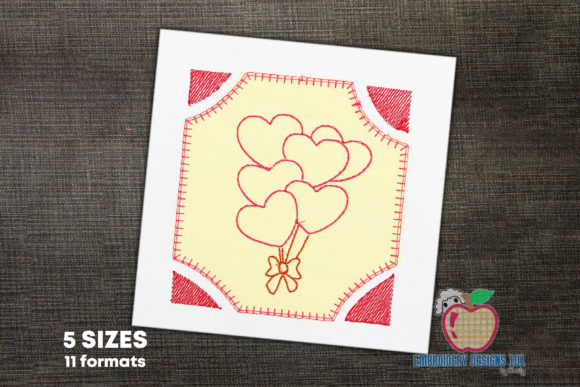 Heart Shape Balloons with Bow Applique Review