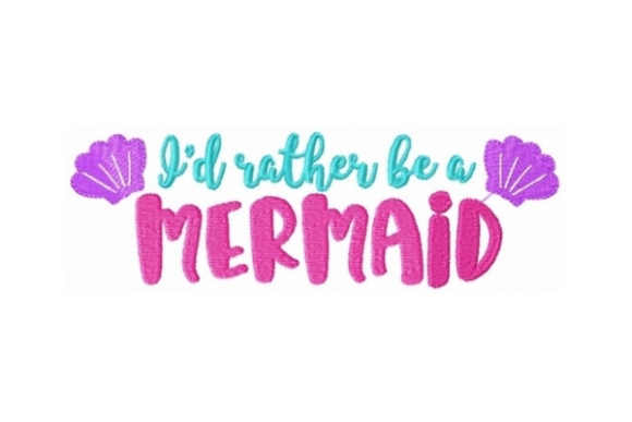 I'd Rather Be a Mermaid Embroidery Review