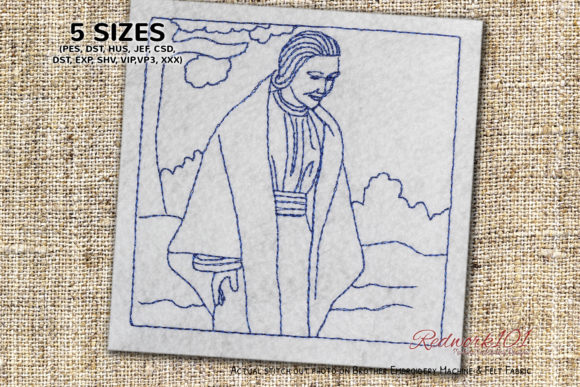 Nativity Scene Redwork Embroidery Review
